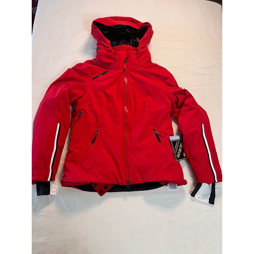 Spyder Brava GTX Jacket Womens 10 Red Gore-Tex Insulated Ski Snowboard 223004